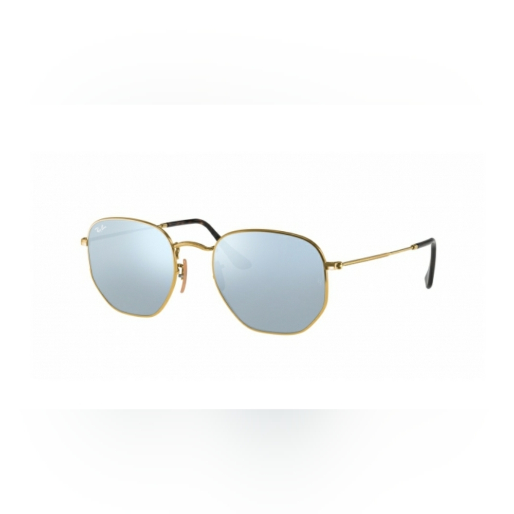Ray-Ban HEXAGONAL RB3548N Sunglasses 001/30 Arista- Silver Flash.